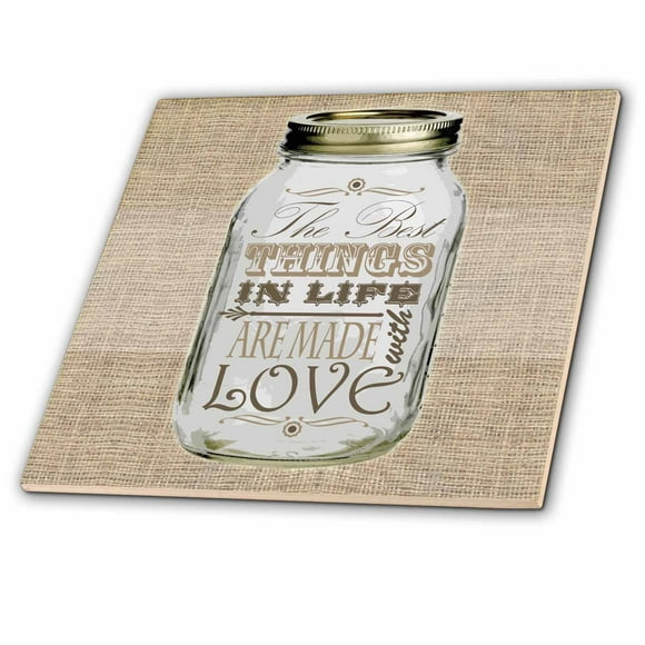 3dRose lsp_128507_1 Mason Jar On Burlap Print Brown The Best Things in Life Are Made with Love Gifts for The Cook Single Toggle Switch 3dRose lsp_128507_1 Mason Jar On Burlap Print Brown The Best Things in Life Are Made with Love Gifts for The Cook Single Toggle Switch